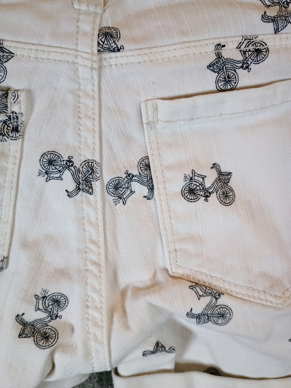 OshKosh B'gosh Girls Shorts with Navy Bike Print Size 6 - Picture 11 of 12